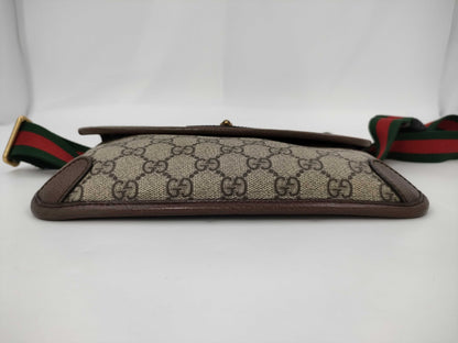 GUCCI 493930 Neo Vintage GG Supreme Sherry Line Shoulder Bag