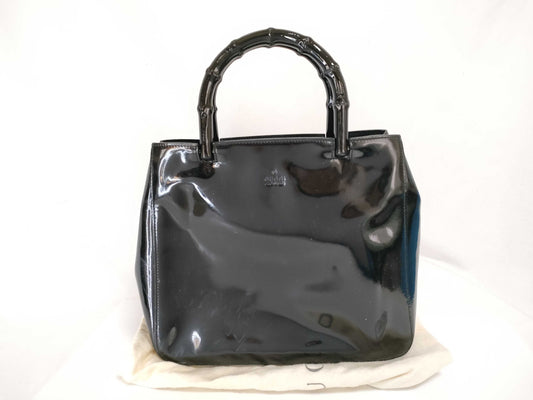 GUCCI Bamboo Enamel Handbag 002・1061 001998 Hotei Handbag
