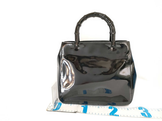 GUCCI Bamboo Enamel Handbag 002・1061 001998 Hotei Handbag