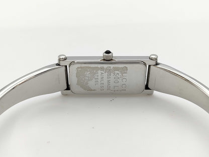 GUCCI 1500L 0489975 Blue Shell Dial Women's Watch