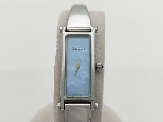GUCCI 1500L 0489975 Blue Shell Dial Women's Watch