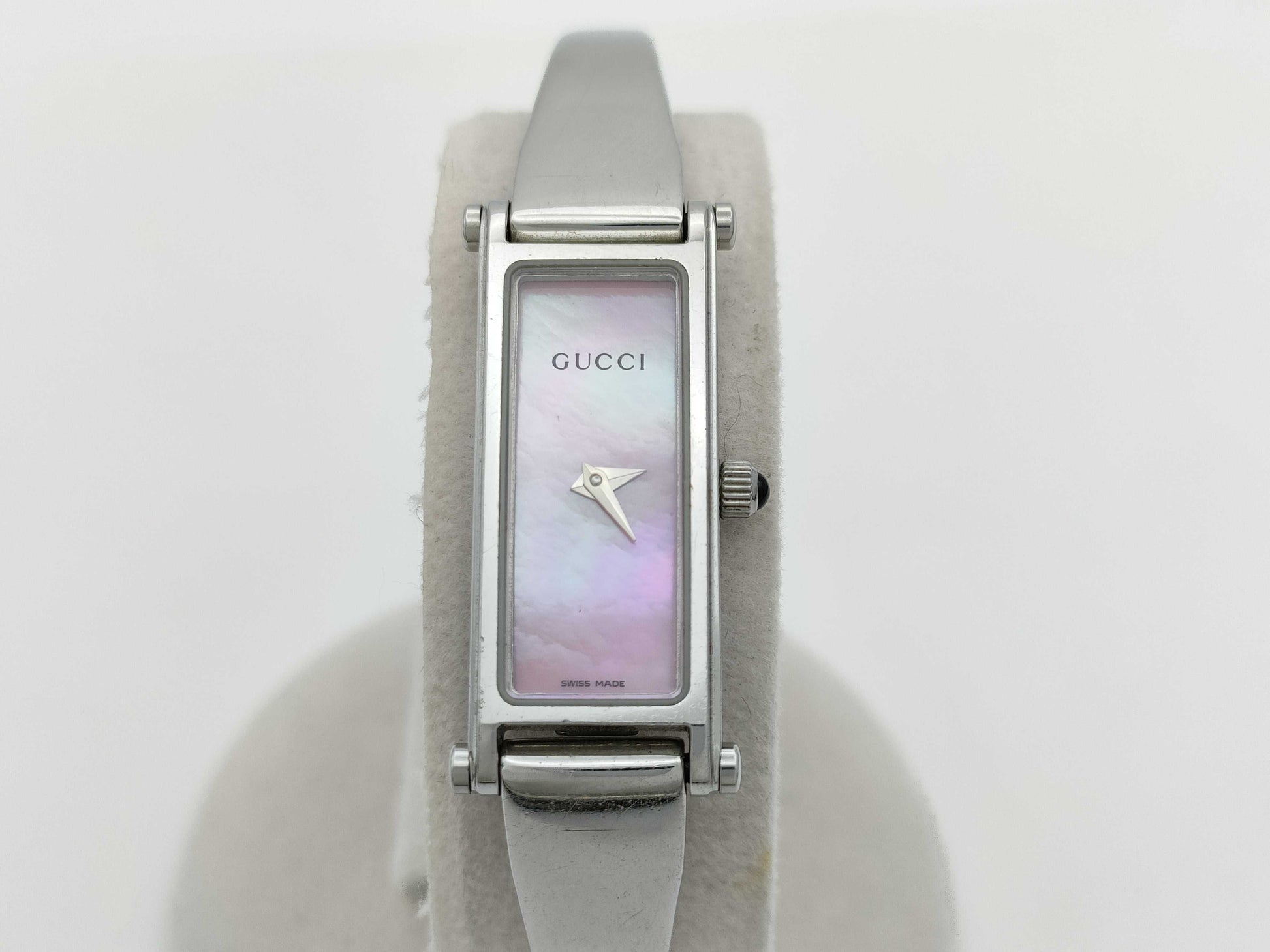GUCCI 1500L 0833162 Quartz Pink Shell Dial Women's Watch