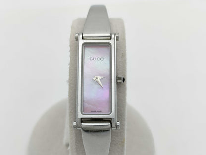 GUCCI 1500L 0833162 Quartz Pink Shell Dial Women's Watch
