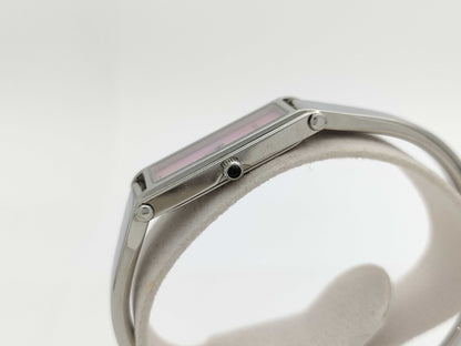 GUCCI 1500L 0833162 Quartz Pink Shell Dial Women's Watch