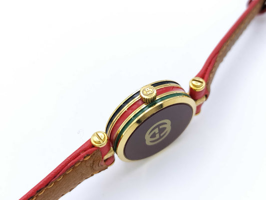 GUCCI Sherry Line Quartz Ivory Dial Unmoving Women's Watch
