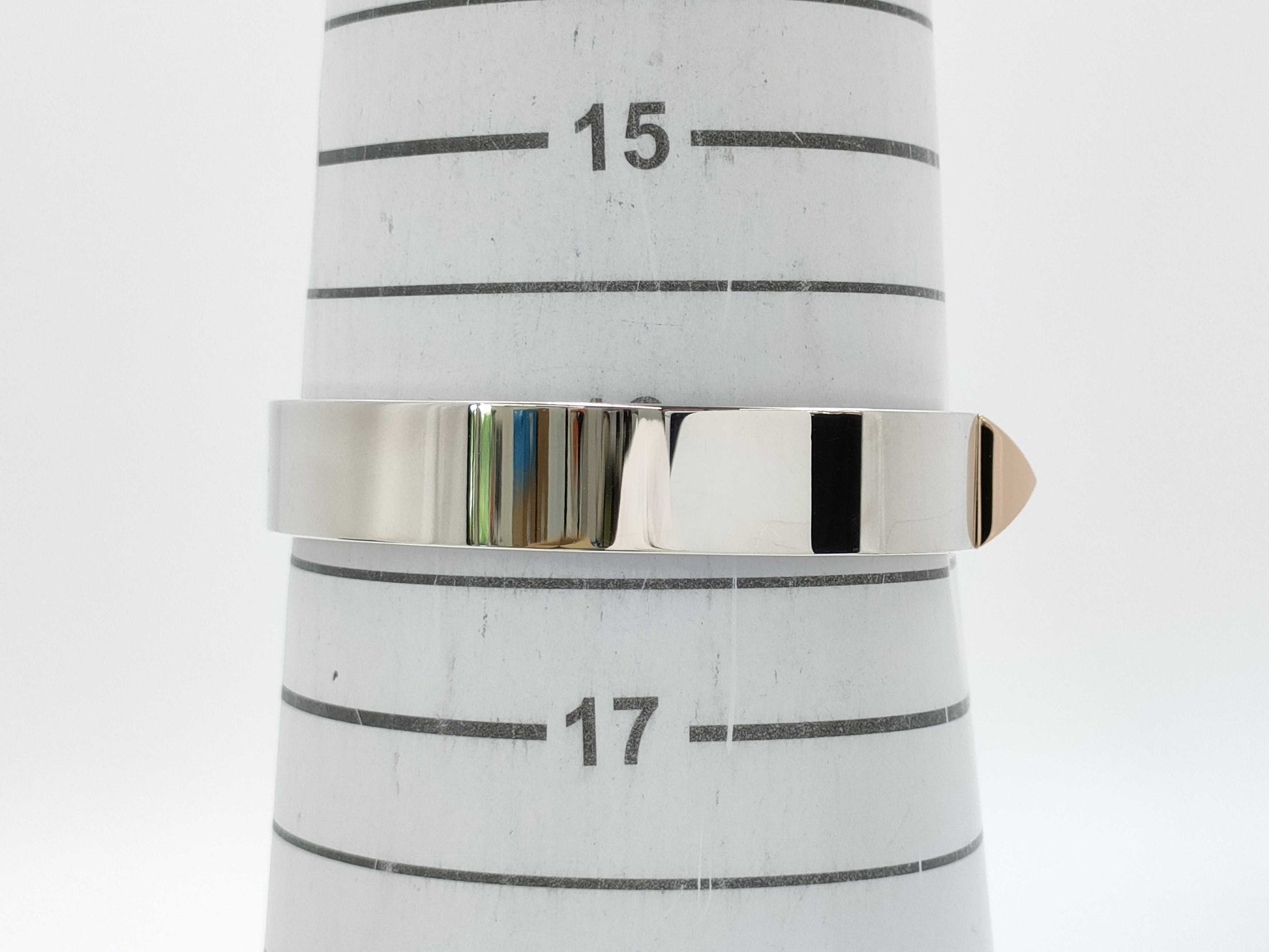 HERMES Crude H Bracelet 925 PG Bangle Bracelet Bangle