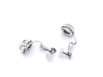 AQ1.57ct D0.22ct K14WG 5.6g Earrings 