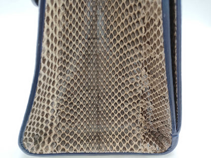 Dior Ever Handbag Leather x Python Handbag