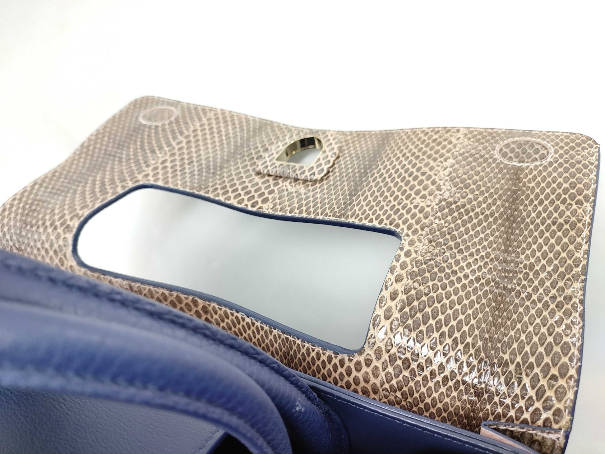 Dior Ever Handbag Leather x Python Handbag