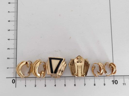Dior 3-piece earring set
