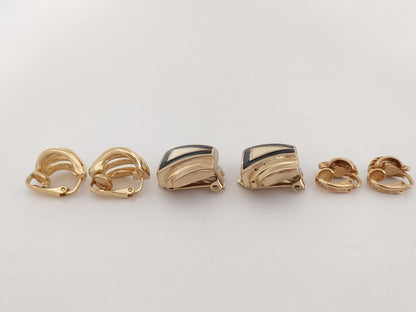 Dior 3-piece earring set