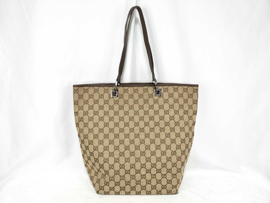 GUCCI GG Canvas Tote Bag Gucci GG Canvas Tote Bag