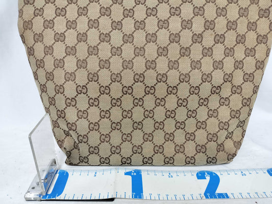 GUCCI GG Canvas Tote Bag Gucci GG Canvas Tote Bag