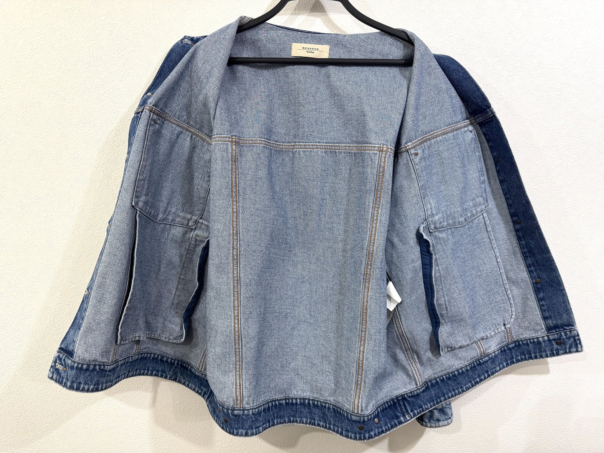 MAXMARA Max Mara Oversized Washed Denim Jacket