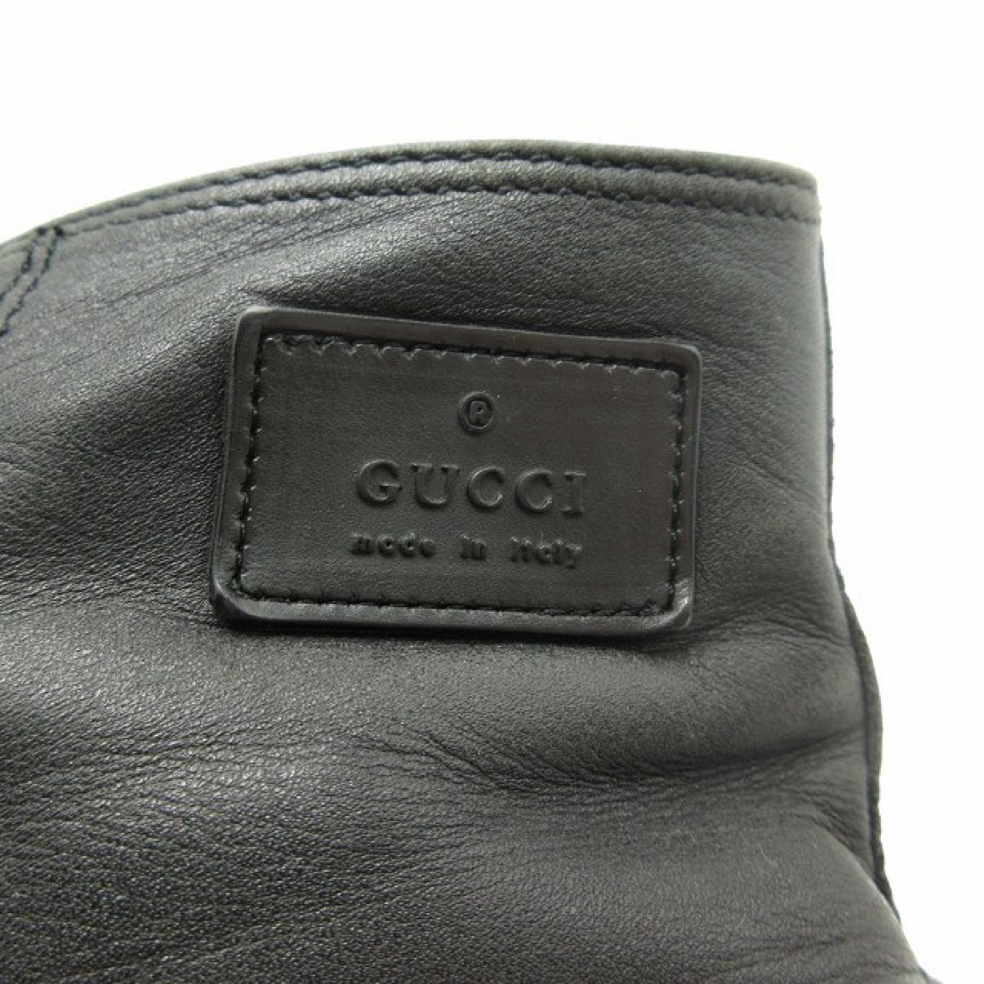 GUCCI Gucci high-top leather sneakers shoes other apparel