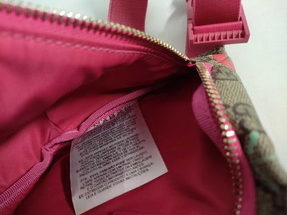 GUCCI GG Supreme PVC and Leather Children's Shoulder Bag 502095