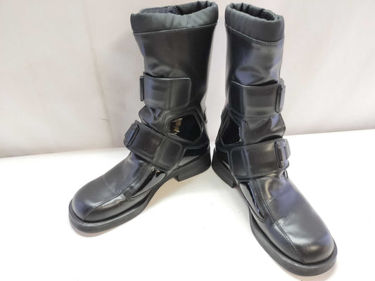 GUCCI Leather and Rubber Boots Black Size 36 Other Shoes