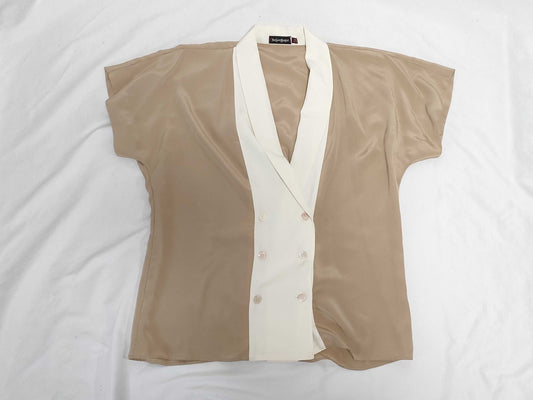 Yves Saint Laurent Yves Saint-Laurent Short Sleeve Jacket Top