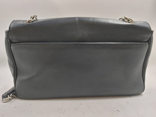 BALENCIAGA Everyday Shoulder Bag with Chain Wallet 568008 Calfskin Black Shoulder Bag