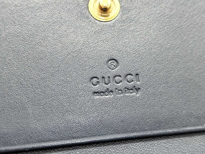 GUCCI Denim GG Marmont Compact Wallet 466492 Wallet