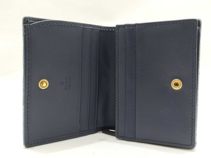 GUCCI Denim GG Marmont Compact Wallet 466492 Wallet