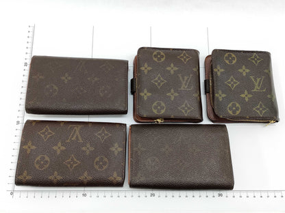 LOUIS VUITTON Monogram Louis Vuitton Wallet 5-Piece Set