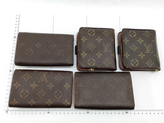 LOUIS VUITTON Monogram Louis Vuitton Wallet 5-Piece Set
