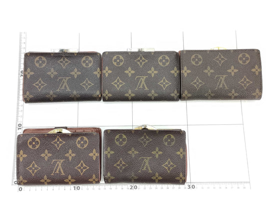 LOUIS VUITTON Monogram Louis Vuitton Monogram Wallet 5-Piece Set
