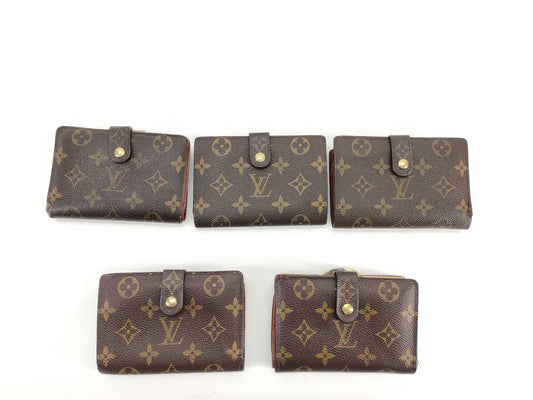 LOUIS VUITTON Monogram Louis Vuitton Monogram Wallet 5-Piece Set