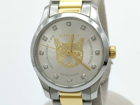 GUCCI G Timeless Cat 126.5 18366929 Quartz Women's Watch