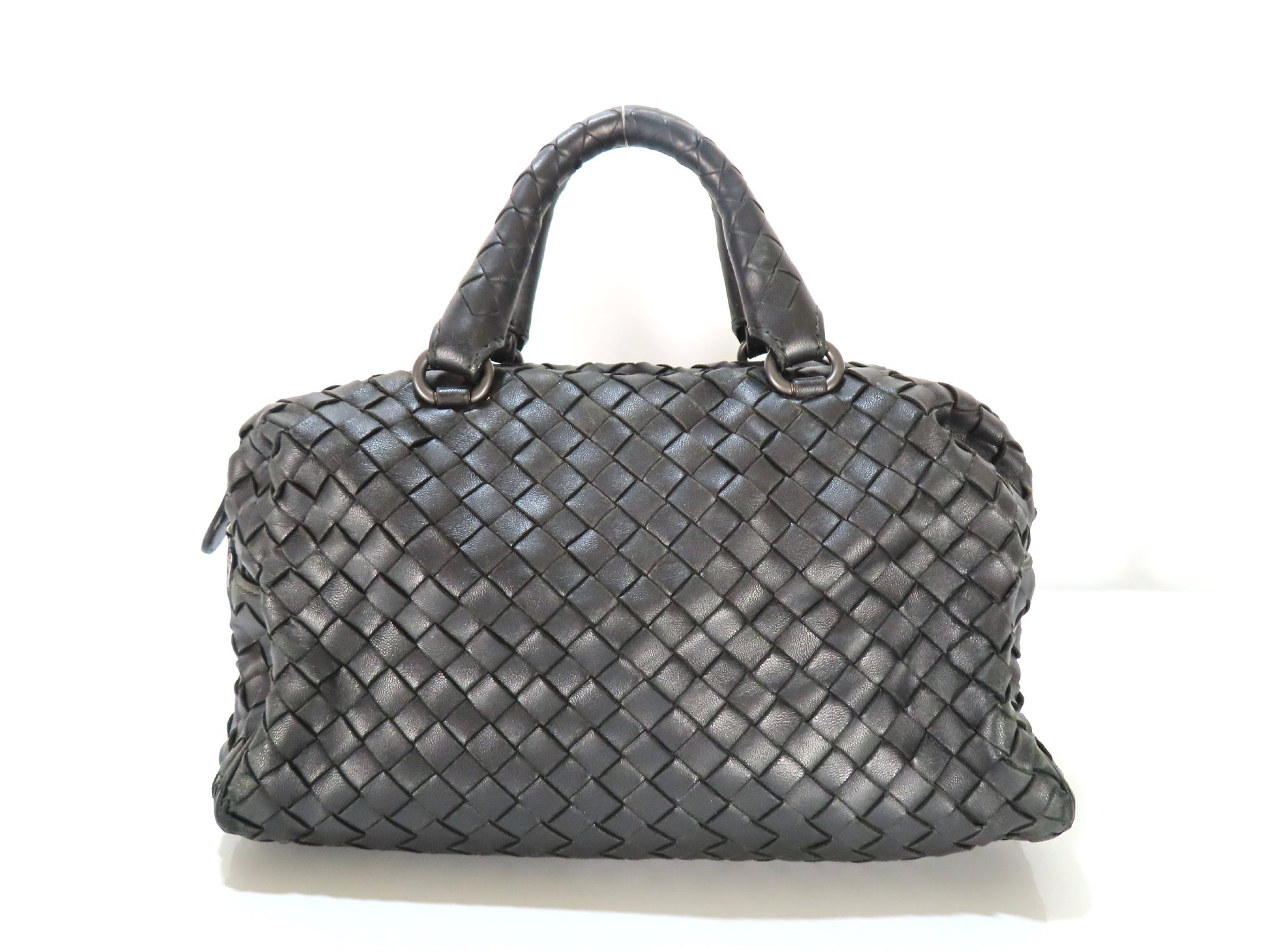 BOTTEGA VENETA Intrecciato Handbag Black Handbag