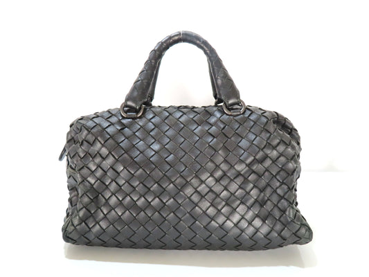 BOTTEGA VENETA Intrecciato Handbag Black Handbag