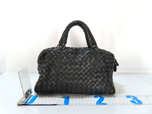BOTTEGA VENETA Intrecciato Handbag Black Handbag