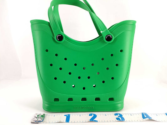 BALENCIAGA Rubber Handbag Crocs Collaboration Tote Bag
