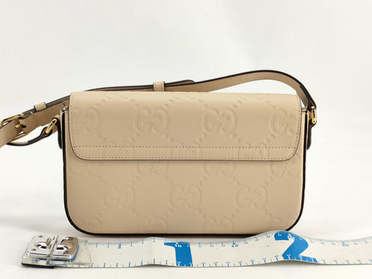 GUCCI Unused GG Leather Shoulder Bag