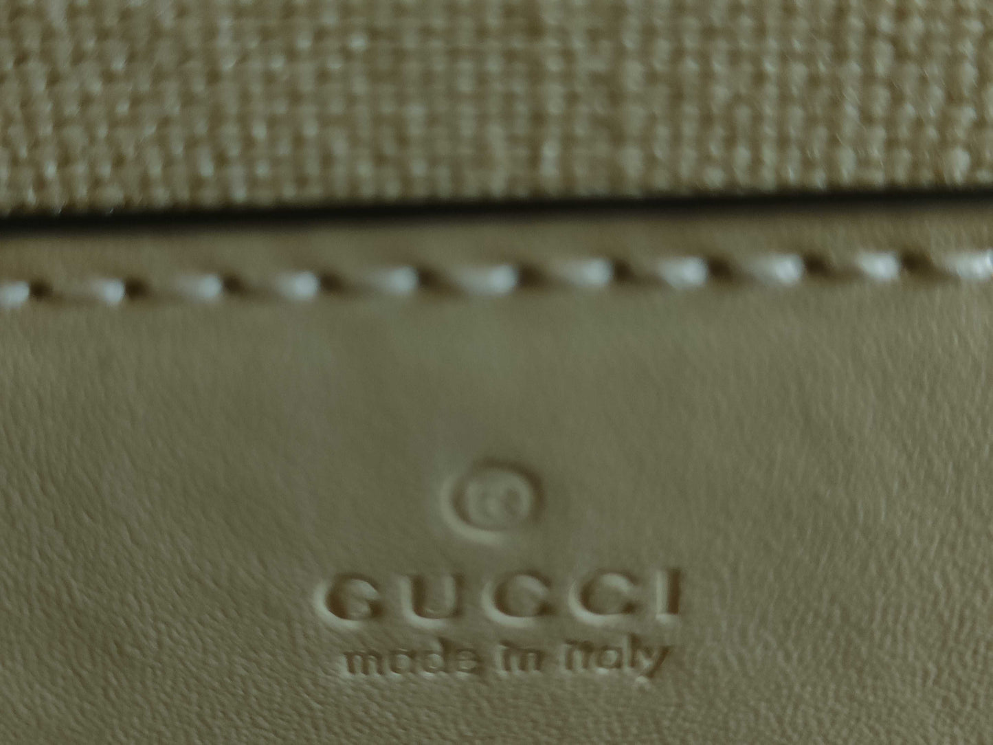 GUCCI Unused GG Leather Shoulder Bag