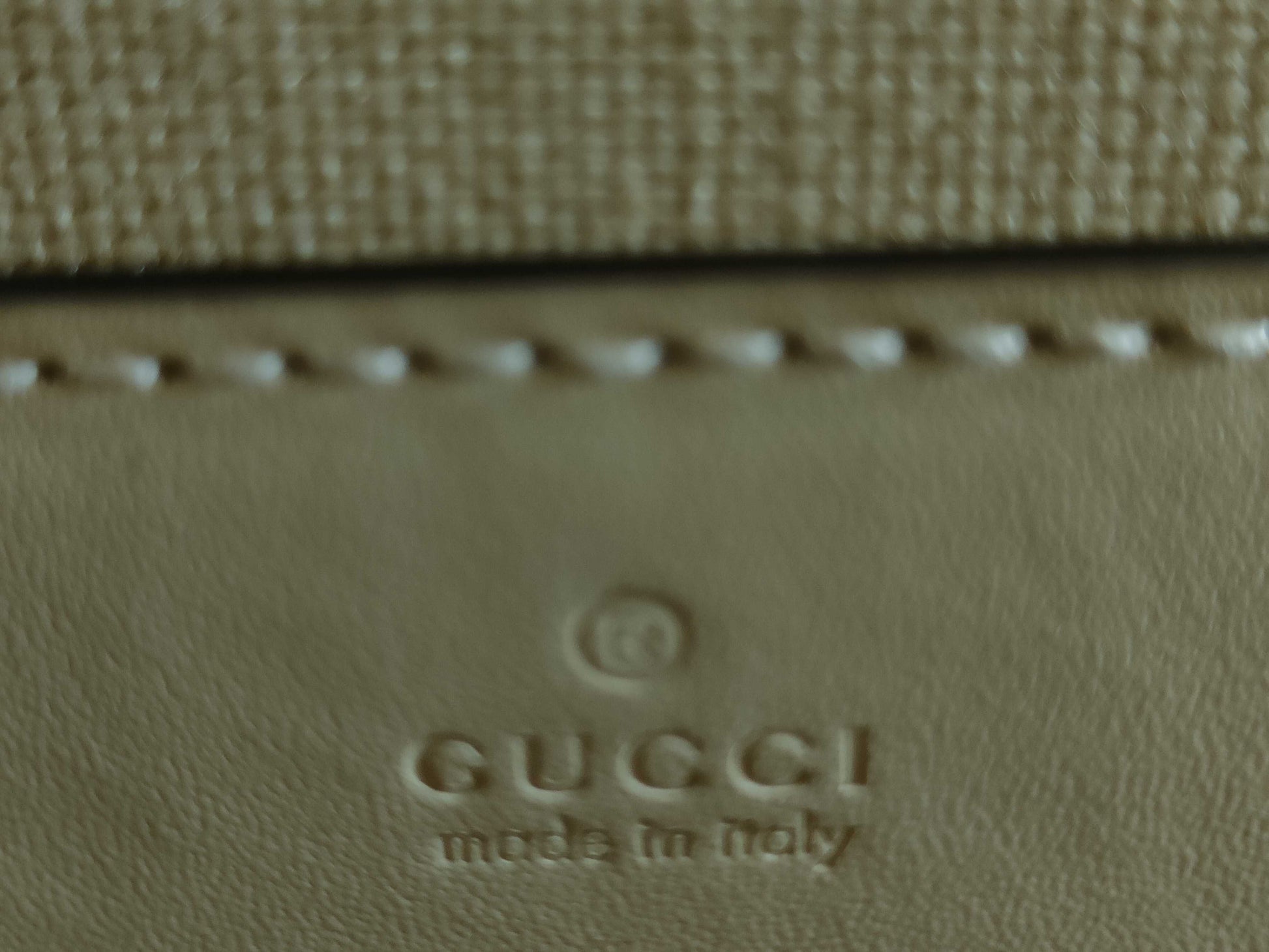 GUCCI Unused GG Leather Shoulder Bag