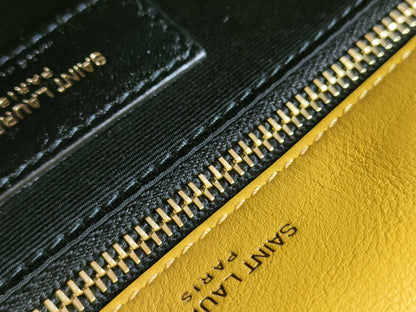 Yves Saint Laurent Unused Niki Chain Shoulder Bag in Raffia