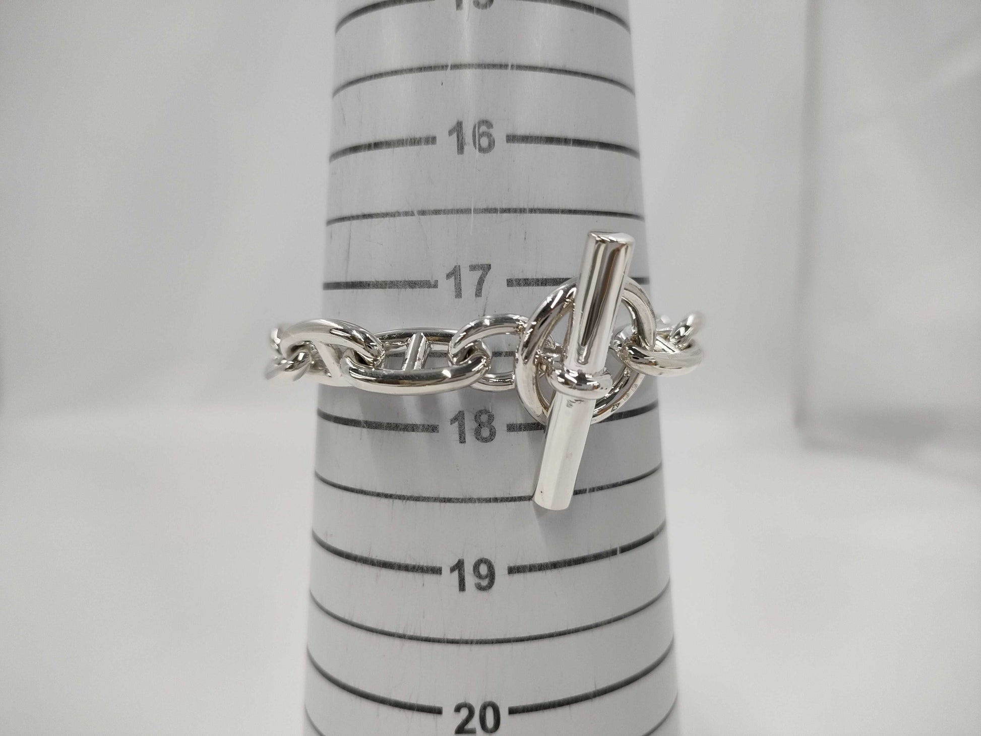 HERMES Chaine d'Ancre Bracelet, GM, 13 links, Ag925, 75.6g, 24-stamped, Bracelet/Bangle