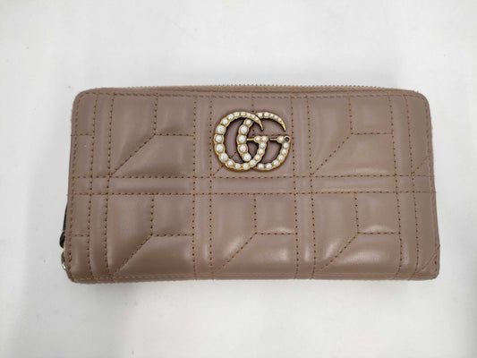 GUCCI Marmont Long Wallet 443123 525040 Pink Wallet