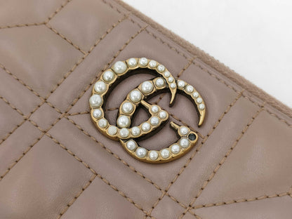 GUCCI Marmont Long Wallet 443123 525040 Pink Wallet