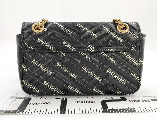 GUCCI x Balenciaga GG Marmont Chain Shoulder Bag