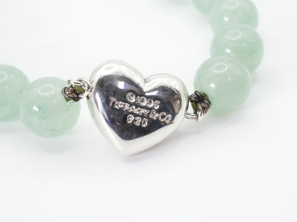 Tiffany & Co. Tiffany & Co. Heart Knocker Colored Stone Bracelet 925 Bracelet/Bangle