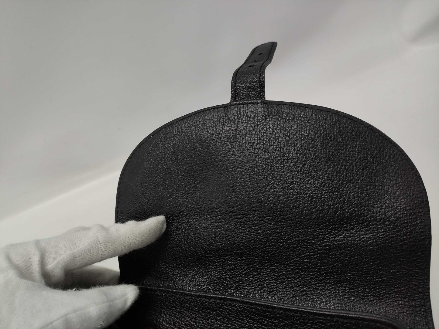 GUCCI Suede Bamboo Black Backpack