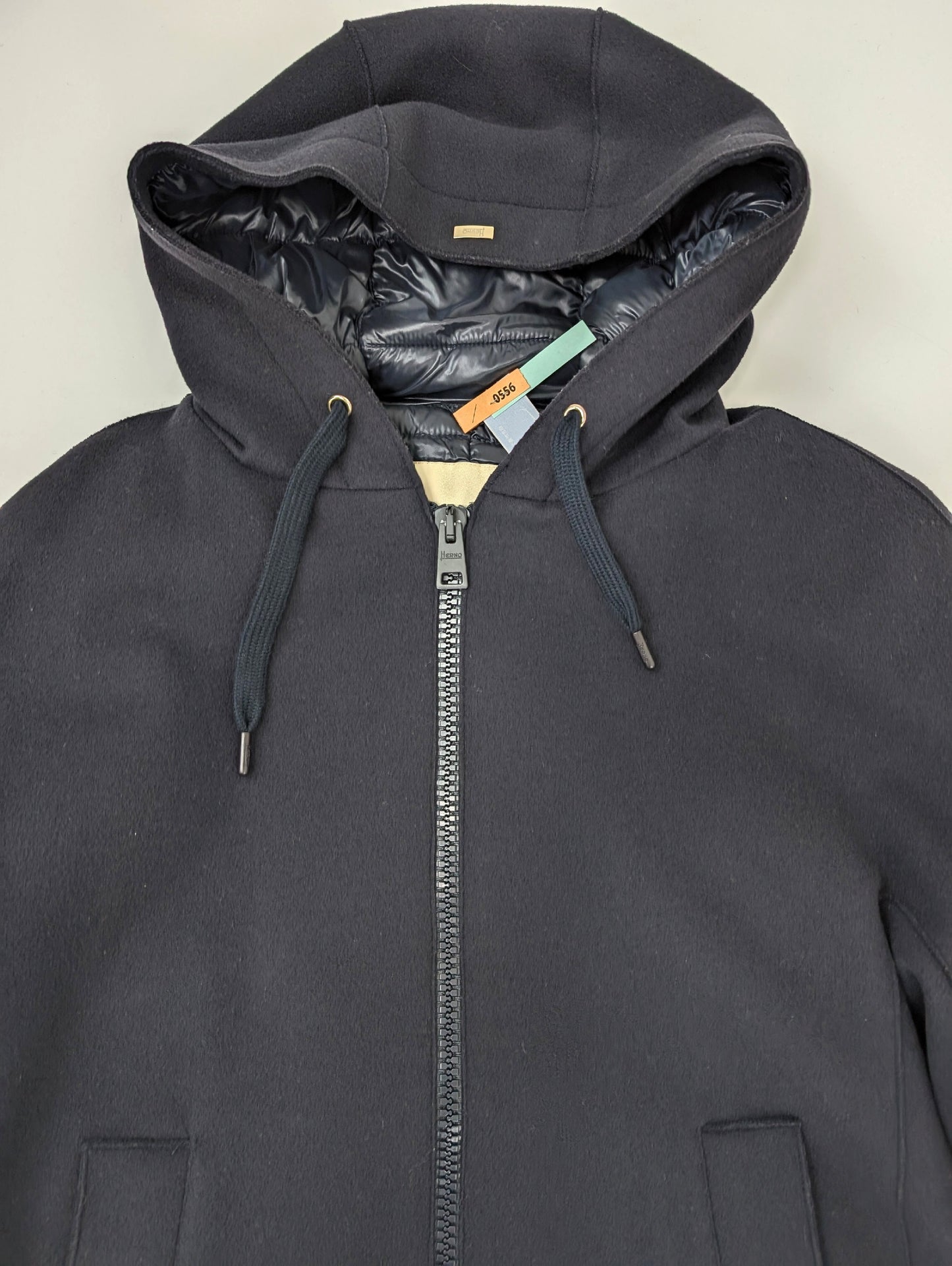 HERNO IN-TECH Wool Down Coat, Colorfast, Size 46