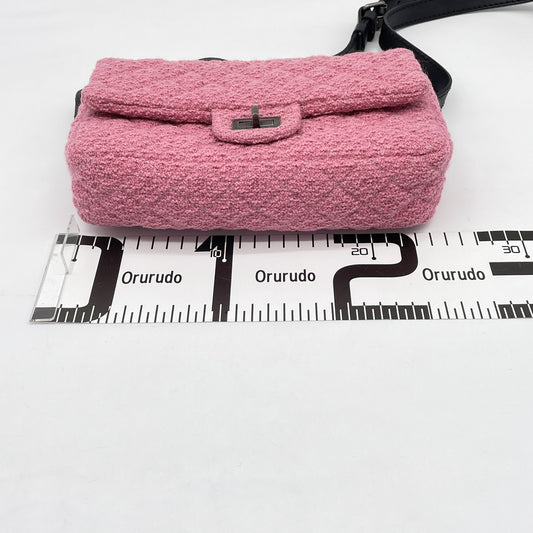 CHANEL 2.55 Tweed Shoulder Bag, No. 13