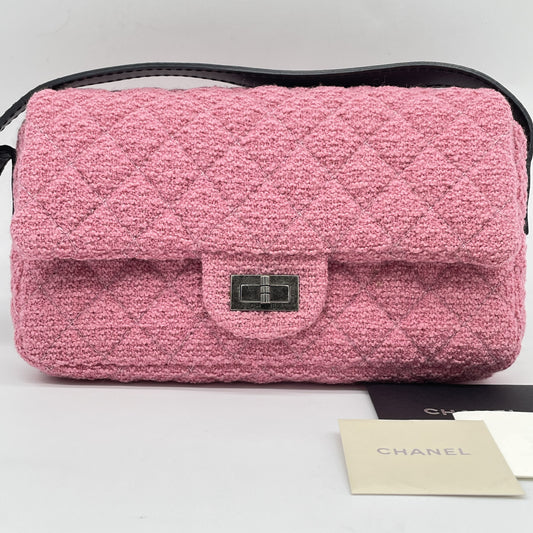 CHANEL 2.55 Tweed Shoulder Bag, No. 13