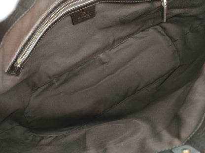 GUCCI GG Canvas Horsebit Tote Bag 137385