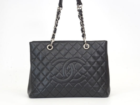 CHANEL CHANEL GST Giant Shopping Tote, Silver Hardware, No. 16 Tote Bag