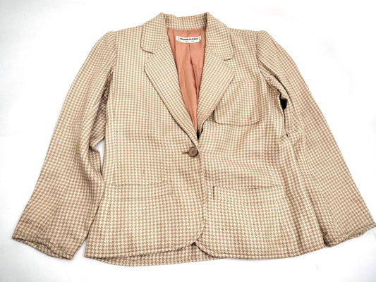 SAINT LAURENT SAINT LAURENT psris Houndstooth Jacket Jacket